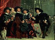 Bartholomeus van der Helst Governors of the archers' civic guard, Amsterdam Spain oil painting artist